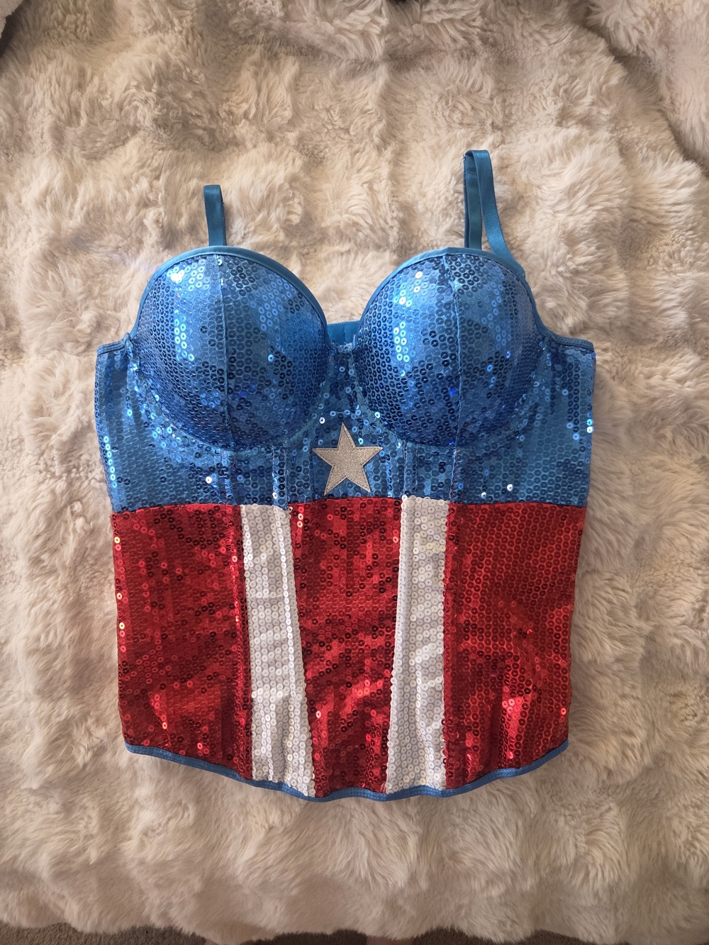 Marvel Sequin Corset Top - Picture 2 of 4